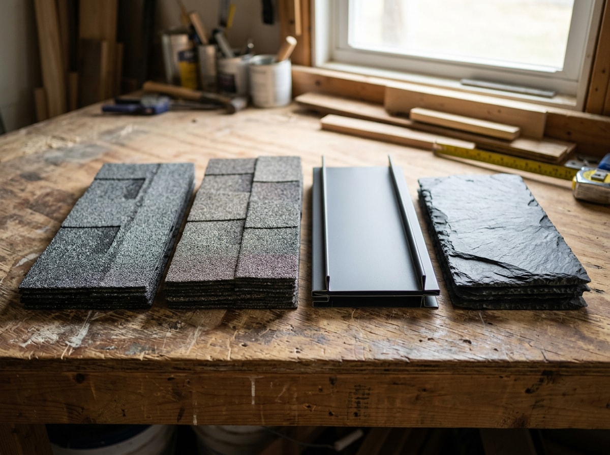 Comparison table showing roofing cost per square foot by material in Lee's Summit, MO
