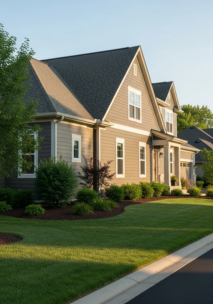 Olathe home exterior detail showing modern construction quality and finishing.